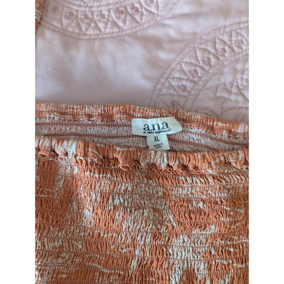 New‎ rust & beige cropped shirt small - Picture 5 of 6